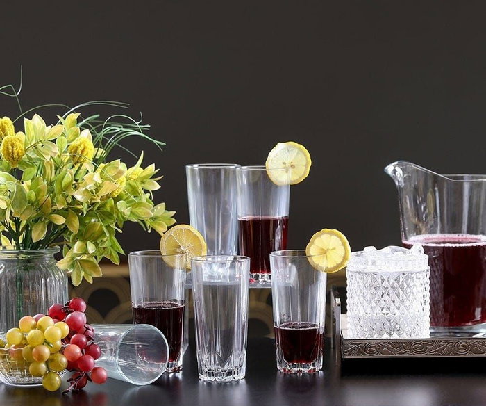 Hermia Juego de Vasos PB-52888 de 330 ml, 6 piezas